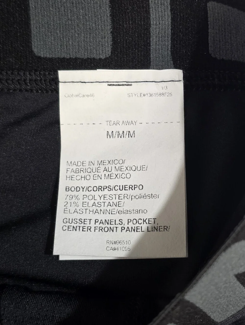 Under Armour Heatgear Black 3/4 Performance Compression Leggings Mens Medium